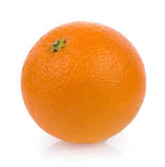 fresh orange isolated on white background