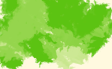 Abstract water color ,background green tone.