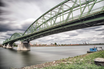 Elizabeth bridge between Hungary and Slovakia