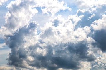 the clouds in the sky
