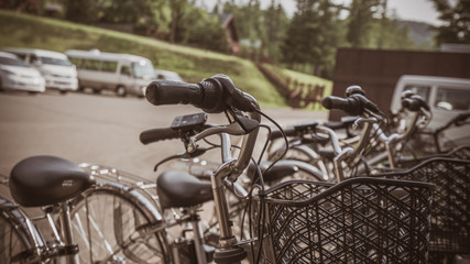Bicycle Parking In Japan