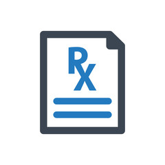 Obraz premium Prescription Icon