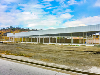 Under Construction Modern Building