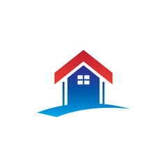 Home building logo vector image