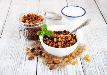 Homemade granola