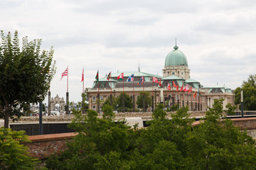 Obraz premium The National Gallery Building in the Buda Castle, Budapest