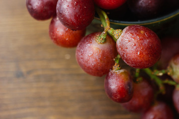 Bunch of grapes, close view