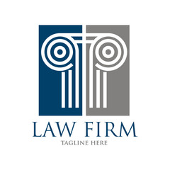 2 Sides Law Pillar Logo