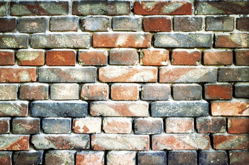old brick wall for texture or background