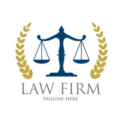 Law Scale Of Justice Logo - 165591659