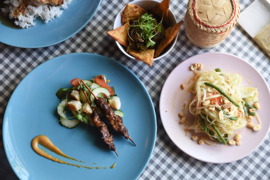 Asian dishes
