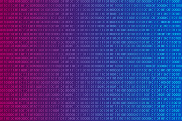 Binary code vector abstract background. Zero one computer code background - 165592679