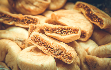 Dried fruits, figs