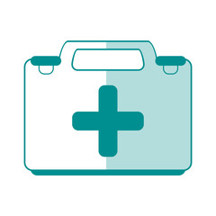 first aid kit healthcare related icon image