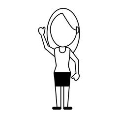 Person cartoon clothing