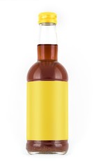 Photo-Layout bottles for drink on a white background with a blank label