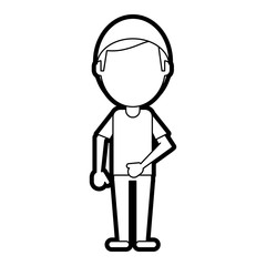 Person cartoon clothing