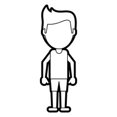 Person cartoon clothing