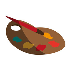 Paint palette mix