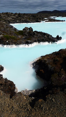Blaue Lagune Bláa Lónið Thermalfreibad bei Grindavík auf der Reykjanes in Island