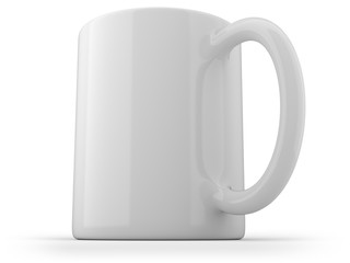 White Mug Isolated