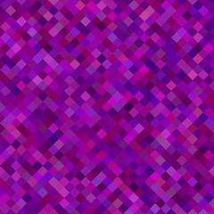 Diagonal square pattern background - vector illustration from squares in purple tones