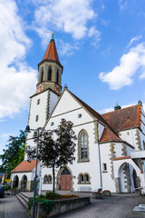 Fototapeta na wymiar Kirche in Wieseth Bayern