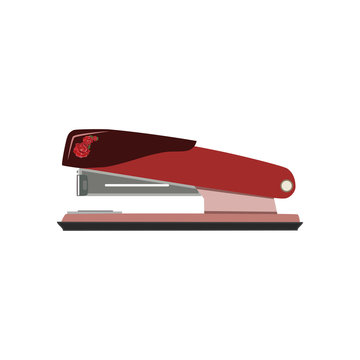 Stapler vector icon in flat style