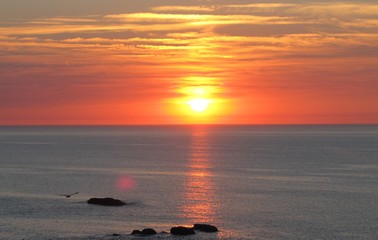 Coucher de soleil Biarritz