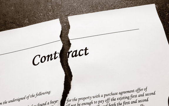 Torn Legal Contract