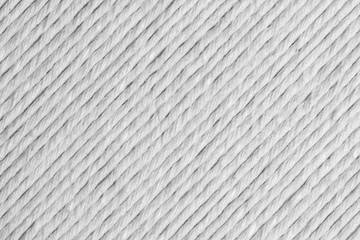 White cotton linen rope background.