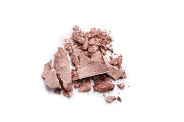 Makeup eyeshadow isolated on white background