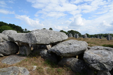 Dolmen in Carnac, Bretagne