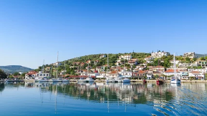 Wall murals Port Volos, Greece, view from sea