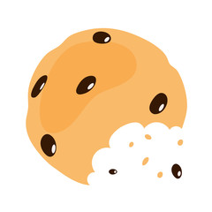 Vector cookie cartoon character