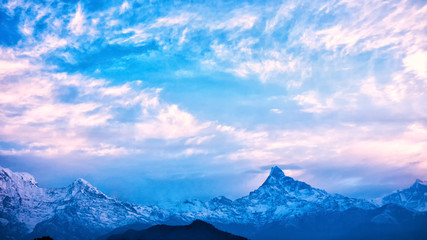 Fototapeta na wymiar Himalaya mountains, Nepal