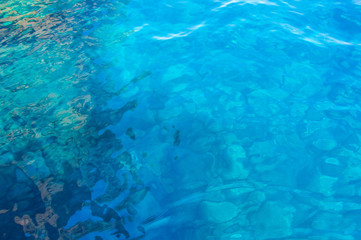 Fototapeta na wymiar Turquoise Sea Water texture