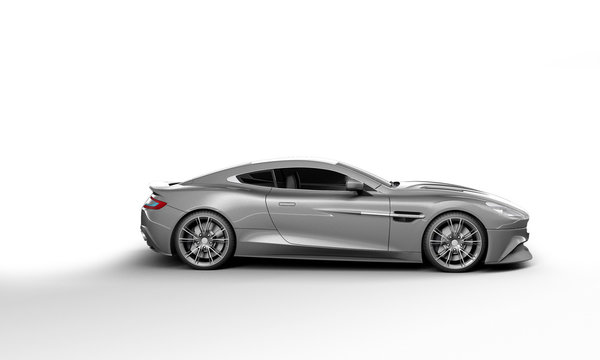 Fototapeta Extreme Sport Cars on white background