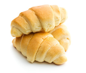Tasty buttery croissants