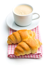 Tasty buttery croissants