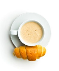 Tasty buttery croissants