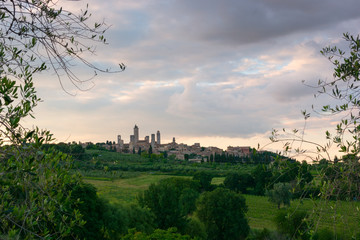 Fototapeta na wymiar San Gimignano Medieval Village, Italy