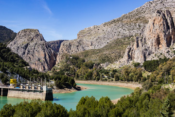 View toward El Chorro'a dam © bkdi