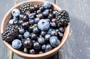 Photo of berries from close. Low depth of field.