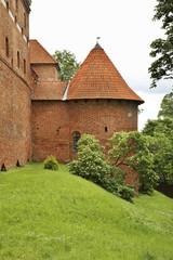 Fototapeta na wymiar View of Cathedral hill in Frombork. Poland