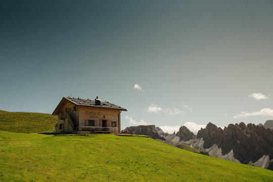 Stevia H&uuml;tte in den Dolomiten, Italien