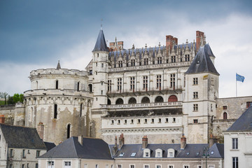 Fototapeta na wymiar Beautiful castle in France