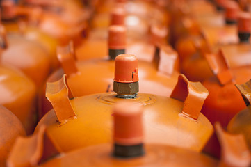 bombonas naranjas / orange bottles