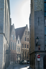 Street view in Brugge, Belgium