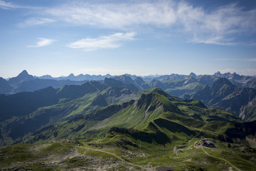 Alpen Allg Natur Wandern Hochvogel
